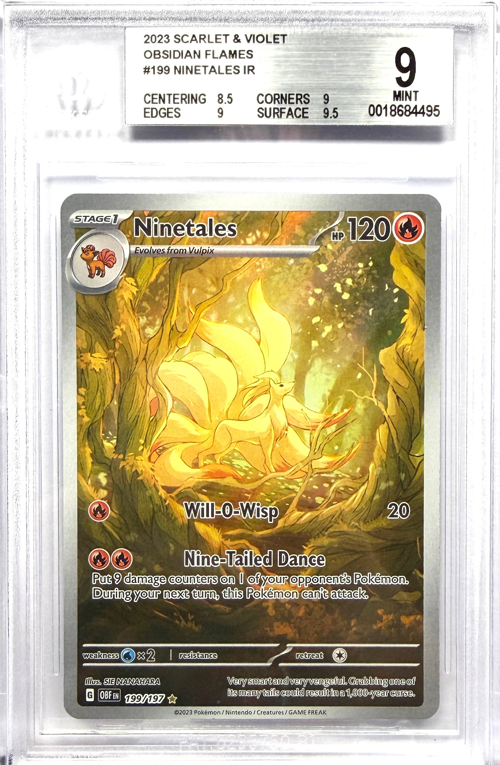Pokémon Ninetales 199/197 BGS 9 kaufen