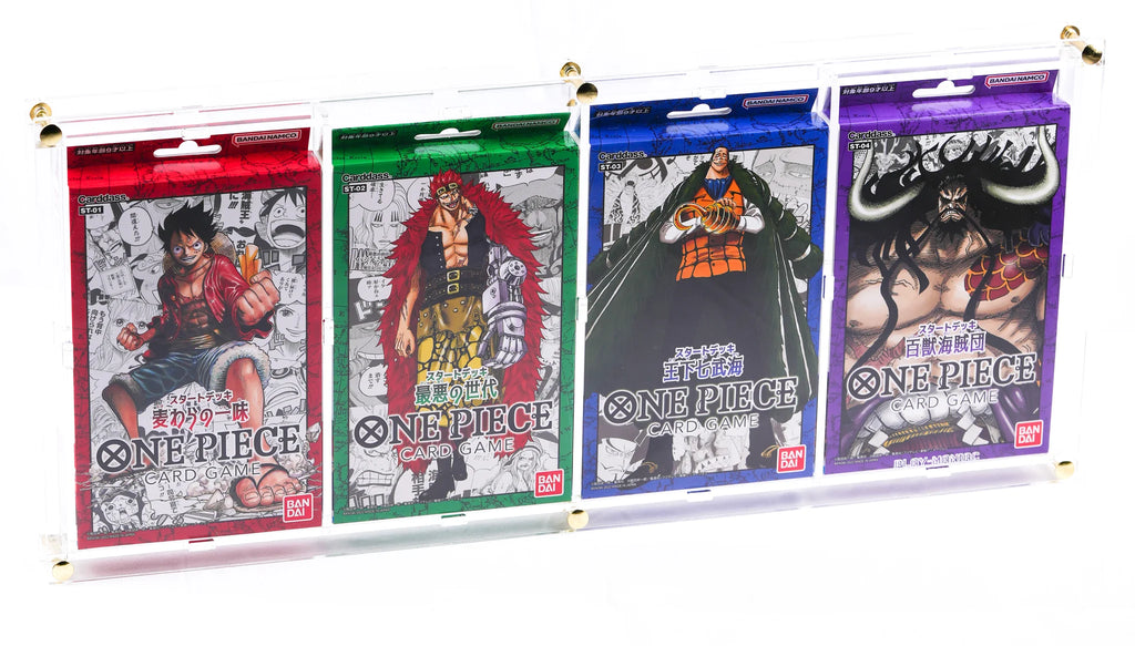 One Piece Starter Decks 14 Japanisch im Acryl Case ArchivSale Play