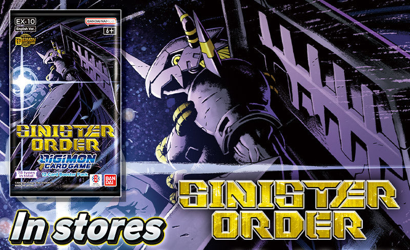  Digimon Card Game Sinister Order EX10 Extra Booster Display mit 24 englischen Packs