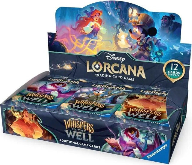 Disney Lorcana Whispers in the Well Booster Display Englisch mit 24 Boostern