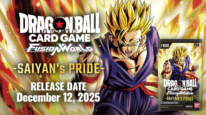 Dragon Ball Super Card Game Fusion World FB08 Saiyan’s Pride Booster Display mit 24 Packs