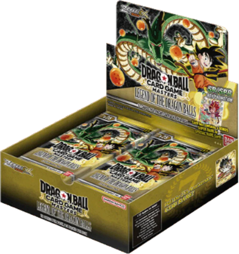 Dragon Ball Super Card Game Masters Zenkai Series EX Set 08 Legend of the Dragon Balls B25 Booster Display Englisch mit 24 Packs