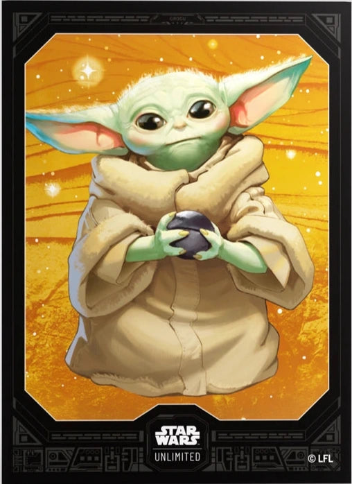 Gamegenic Star Wars: Unlimited Premium Art Sleeves Grogu – 60 hochwertige Kartenhüllen mit Baby Yoda