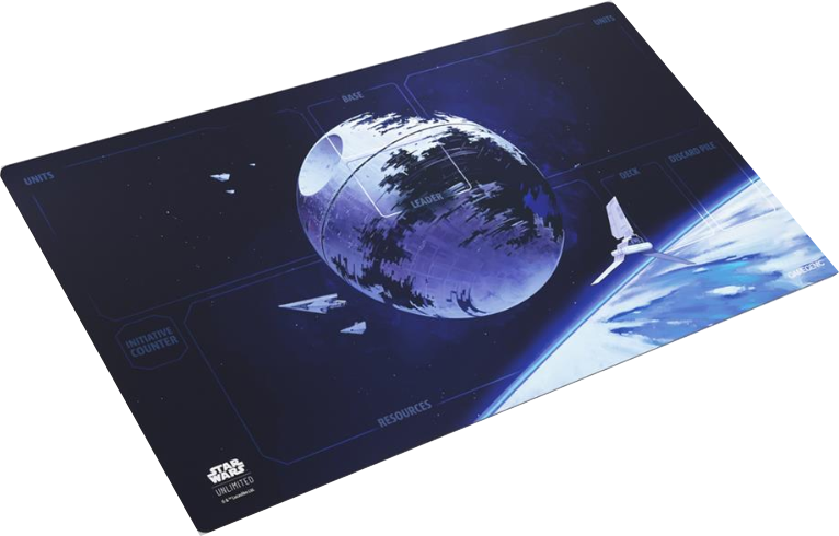  Gamegenic Prime Game Mat für Star Wars Unlimited im Death Star-Design