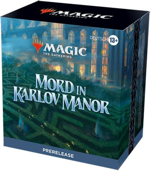 Magic The Gathering Mord in Karlov Manor Prerelease Pack Deutsch mit 6 Boostern und Promokarte