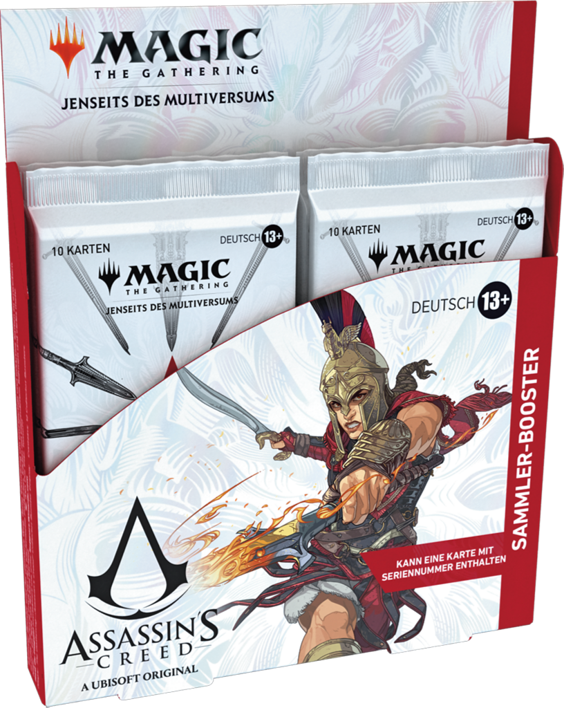  Magic the Gathering Assassin’s Creed Collectors Booster Display – 12 Packs Deutsch