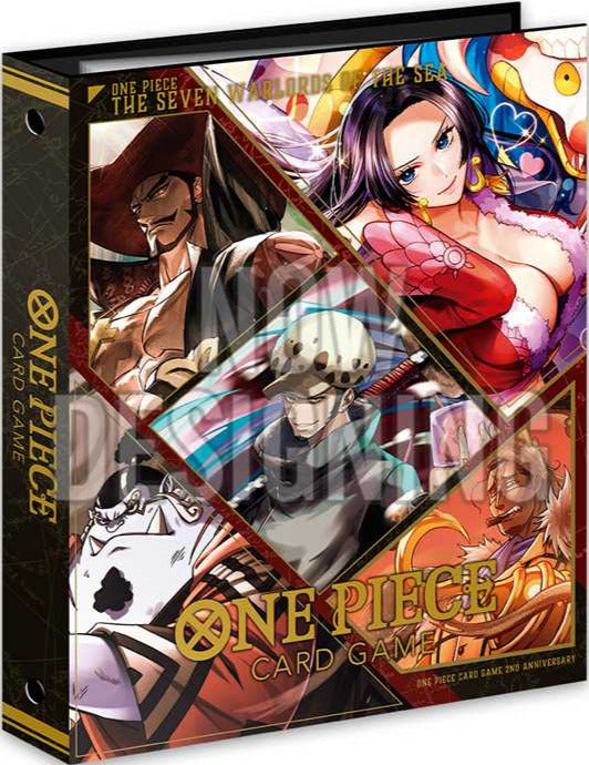 One Piece Card Game Seven Warlords of the Sea Binder Set Englisch mit exklusivem Sammelordner und Karte