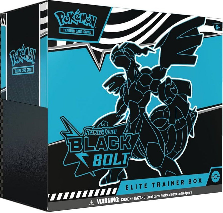 Pokémon Black Bolt Elite Trainer Box Englisch mit Inhalt und Zubehör