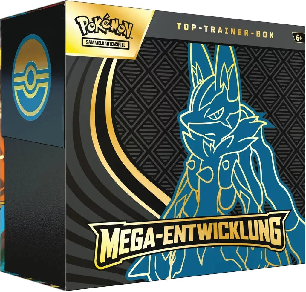 Pokémon Mega Evolution Mega Lucario Elite Trainer Box englisch mit 9 Boostern und Zubehör