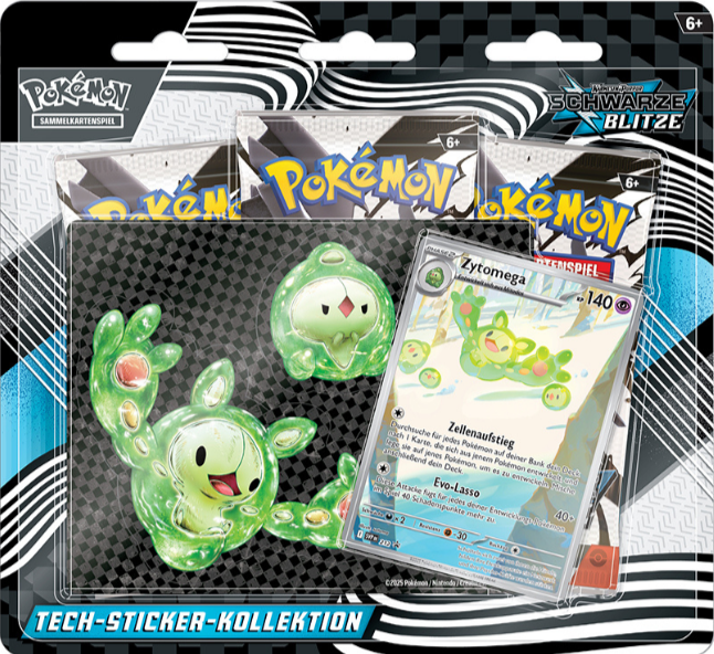 Pokémon Zytomega Tech Sticker Kollektion – mit Promokarte & Stickern – Deutsch
