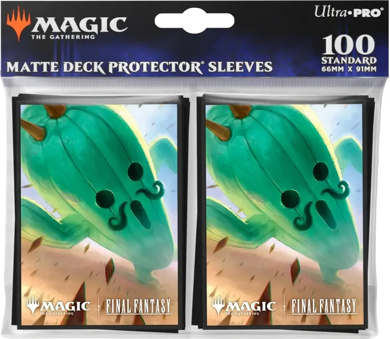 cactuar card sleeves Ultra Pro MTG Final Fantasy Deck Protector Jumbo kaufen No more over buying mtg Magic the Gathering Talent_博衣こより Color:Vintage Brown