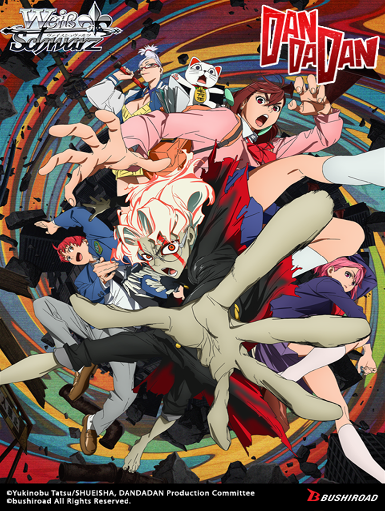 Weiß Schwarz – TV Anime DANDADAN Booster Display mit 12 Packs und exklusiven Illustrationen